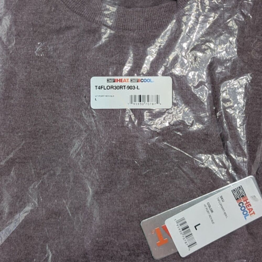 NWT 32 Degrees HEAT Port Royale Heather Soft Sweater Knit Crew Dress Size Large - Picture 4 of 5